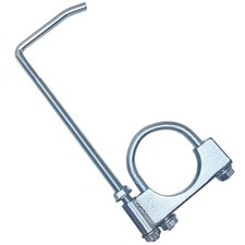 Carotupy 2 Universal Exhaust Clamp With Hanger Muffler Hanger 2 Silver Carotupy 2 Universal Exhaust Clamp With Hanger Muffler Hanger 2 Silver