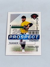 2024 Panini Prospect Edition Tanner Hall /99 MLB Minnesota Twins
