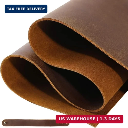 12''X24'' Genuine Leather Sheets for Crafts Full Grain Leather Tooling L - product listing photo