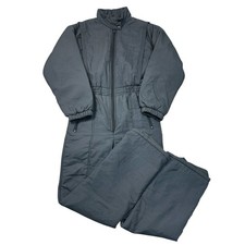 Vintage Brugi Ski Suit One Piece 90s Crazy Apres Retro Snow Grey Womens Medium