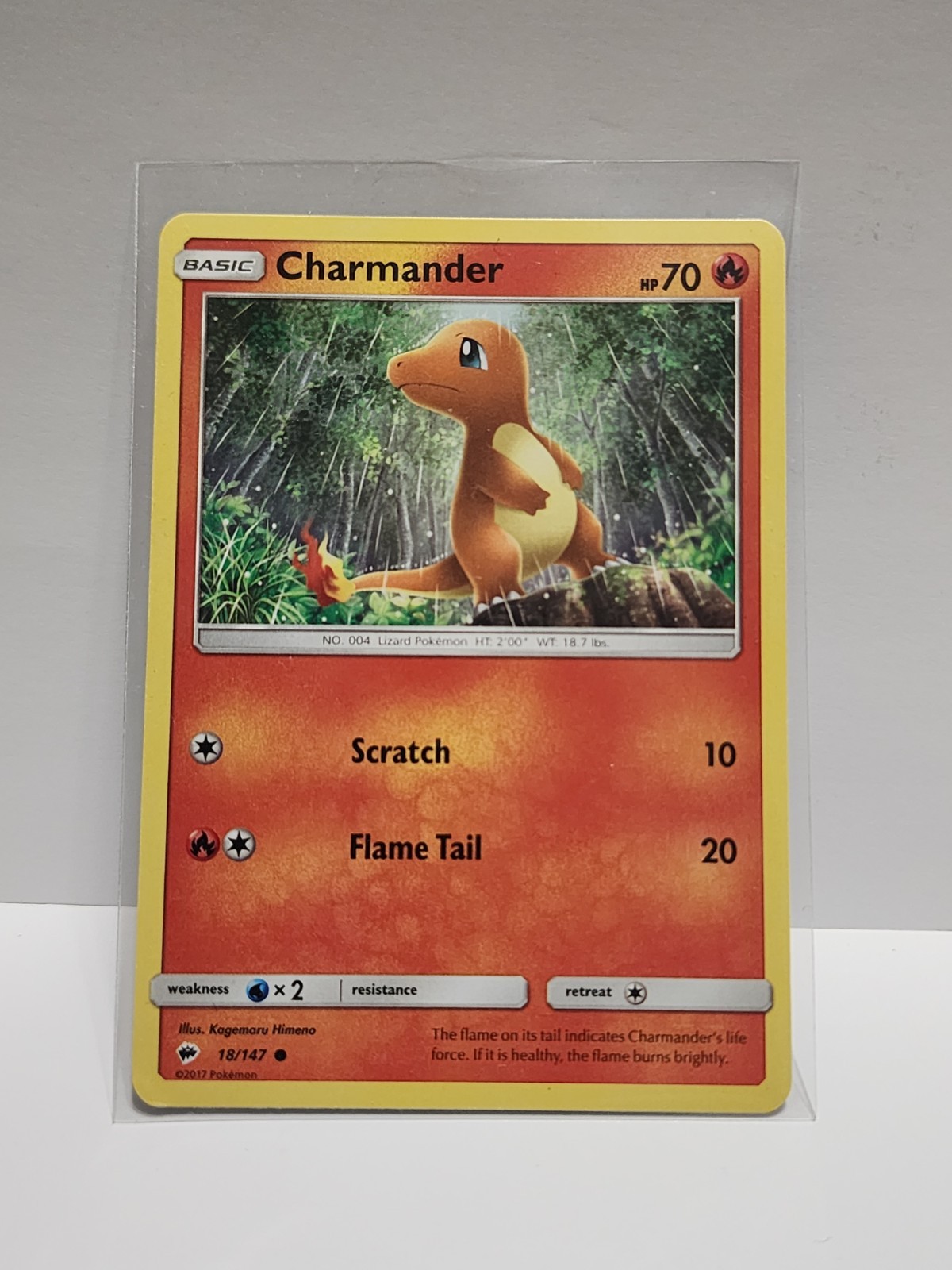 Charmander 18/147 Burning Shadows Regular Pokemon TCG Card [ENG]