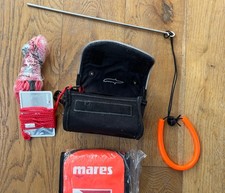 Diving / Mares - Orange Marker Buoy, Mirror, Pointing Stick