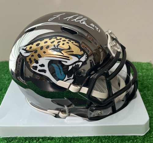 ๐ฅ RARE Josh Hines-Allen Signed Jacksonville Jaguars Chrome Mini Helmet (JSA)