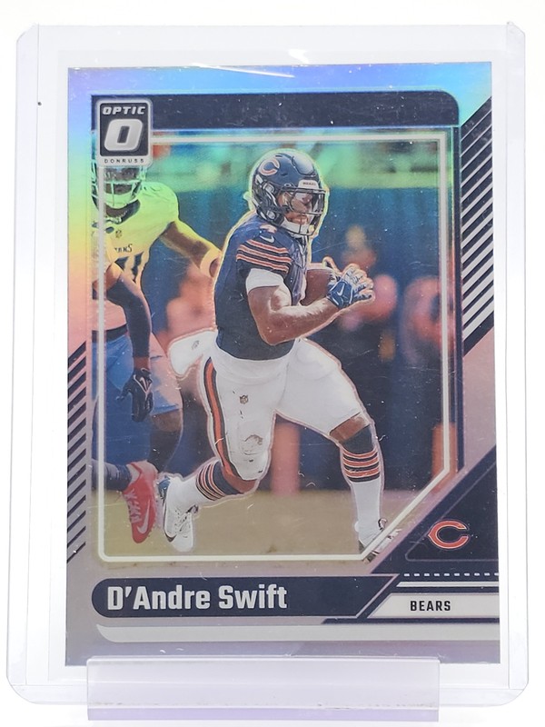 D'ANDRE SWIFT 2024 PANINI DONRUSS OPTIC FOOTBALL HOLO PRIZM #34 BEARS Q7183