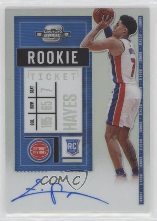 2020 Panini Contenders Optic Ticket Variation Killian Hayes Rookie Auto RC 1a07
