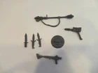 Vtg Playmates TMNT Accessories FootSoldier Staff/Bebop Drill Knife Lid/Krang Gun