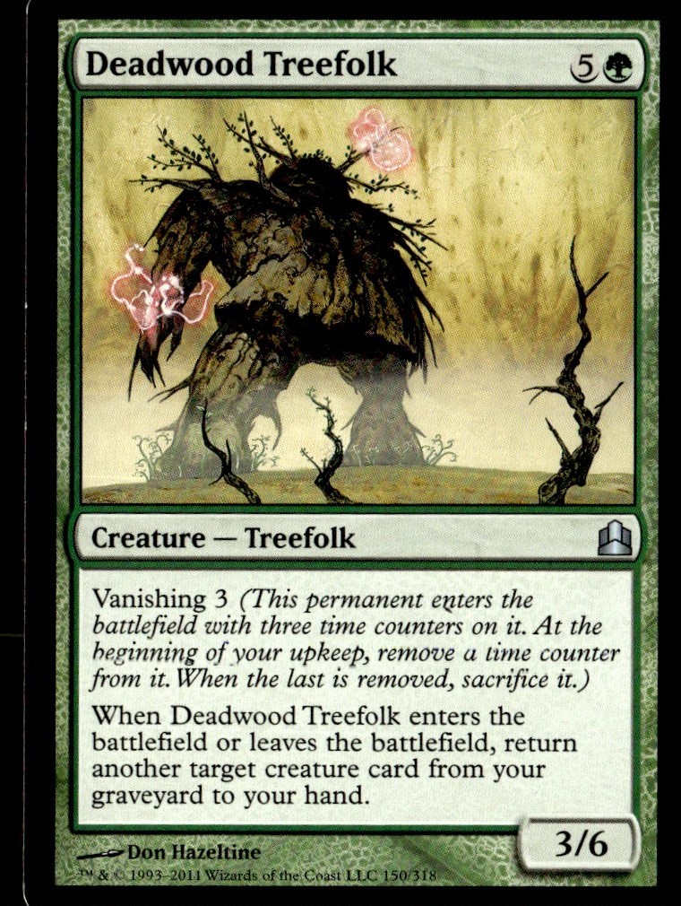 2011 Commander 2011 Deadwood Treefolk Masters/Uncommon #155