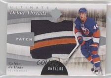 2011-12 Ultimate Collection Debut Threads 67/100 Calvin de Haan #DT-CV Patch 2d8