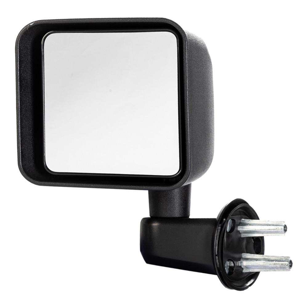 Manual Mirrors Black Left Right Side Pair For 2007-2017 Jeep Wrangler thumbnail 22