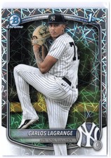 Carlos LaGrange (RC) 1st Rookie Prospects Laser 2025 Bowman Chrome BCP-202