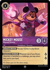 Lorcana Mickey Mouse - Wayward Sorcerer 51/217 Ch. 01 The First Chapter NM