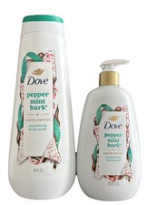 LIMITED Edition Dove Holiday Treats Peppermint Bark Pack Body Wash  Hand Soap