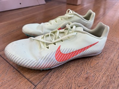 Nike Zoom Rival M9 Hurdle Sprint Volt Track Spikes Shoes Sz 11.5  NEW AH1020 700