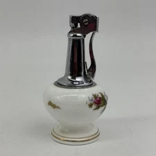 Vintage 1960s Bone China Hand Painted Table Lighter Japan