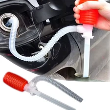 Manual Fluid Transfer Pump - Siphon for Gasoline, Diesel, Water & Oil