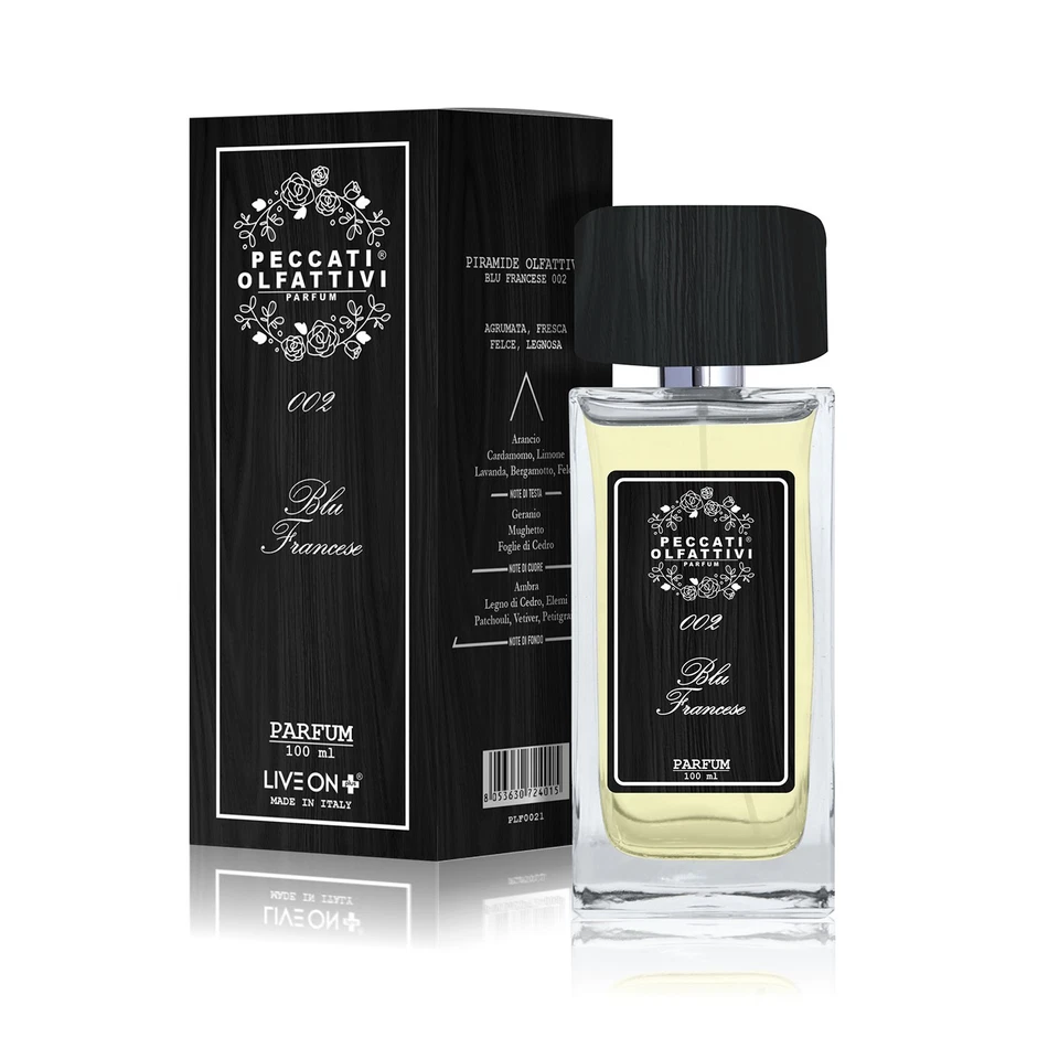 PECCATI OLFATTIVI Profumo Uomo 100ml | Eau de Parfum Intenso a Lunga Durata | Made in Italy