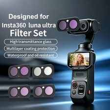 for Insta360 Luna Ultra Filter Transparency Magnetic ND/UV/CPL/Star/Black Mist