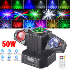 Laser RGBW Moving Head Light Disco Stage Lighting Beam DMX512 Christmas Party DJ