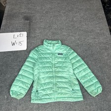 Patagonia Down Sweater Jacket Kids M10 Mint Green Puffer M 10 Kids Nylon
