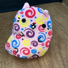Cats Vs Pickles bean bag Pink Multicolored Swirls