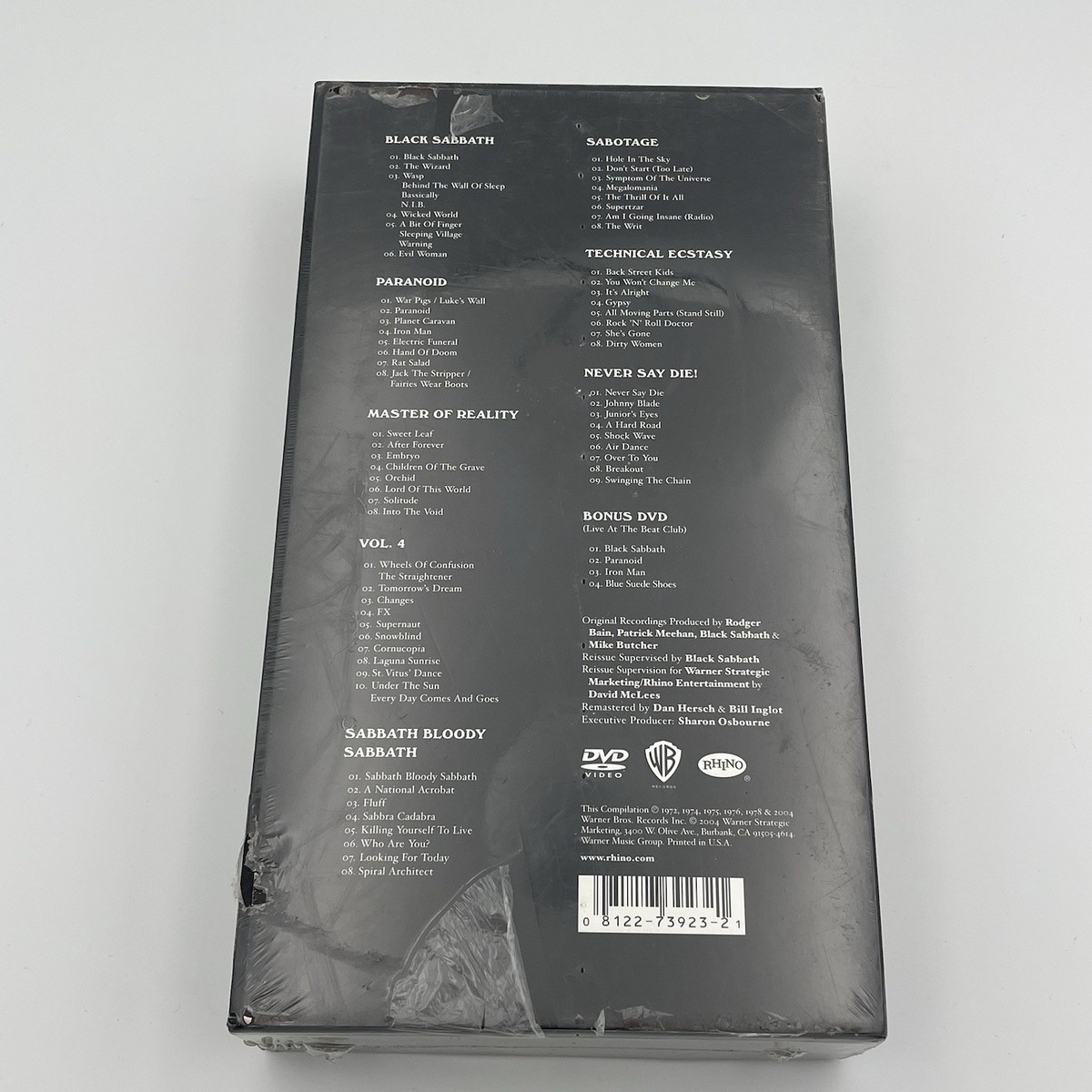 RHINOリマスター/BLACK SABBATH/BLACK BOX/未開封新品 BLACK SABBATH/BLACK BOX/高音質RHINOリマスター美品 - メルカリ