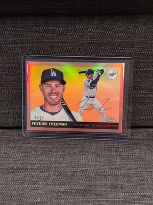 Topps Chrome Platnium 2025 Freddie Freeman #79 Los Angeles Dodgers /75