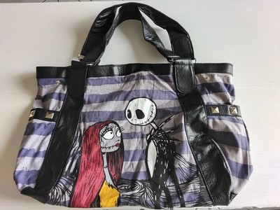 Disney Loungefly Very Unique Nightmare Before Jack Skellington & Sally Tote Bags