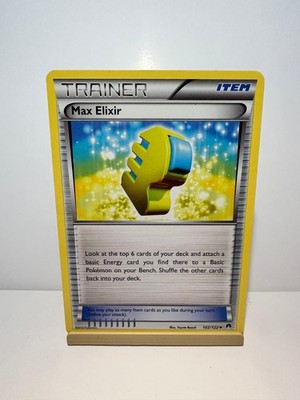 Max Elixir 102/122 Uncommon BREAKpoint Pokemon Moderately Played