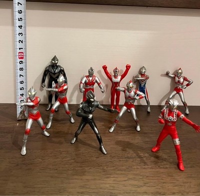 Ultraman Figure Set of 10 Collectible Action Figures Authentic Japan Anime Toys