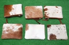 Cowhide Coin Purse Leather Change Pouch Zipper Purse Unisex (6 pieces Coin-7018