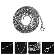 1Pc Simple Style Women Necklace Stainless Steel Necklace Without Pendant