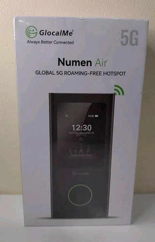 New GlocalMe Numen Air 5G Global Portable WiFi Hotspot with 5400 mAh Battery
