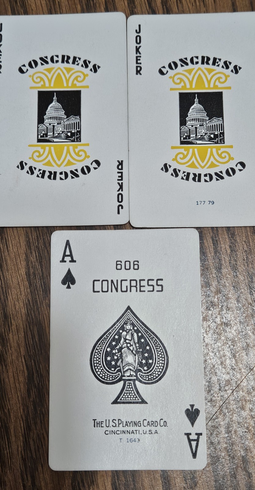 Congress 606 Playing Cards Triple Deck Show Girls Dancing Can Can Complete VTG
