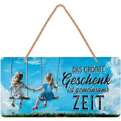 Retro Blechschilder, vintage Metallschilder mit Sprüchen Wanddeko Küche 16x32cm