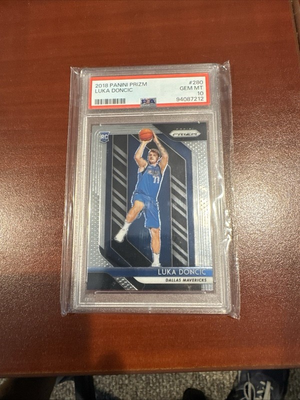 Luka Doncic 2018-2019 Panini Prizm Base #280 Rookie RC Mint PSA 10