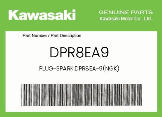 Kawasaki Genuine Plug-Spark,Dpr8Ea-9Ngk - Dpr8Ea9