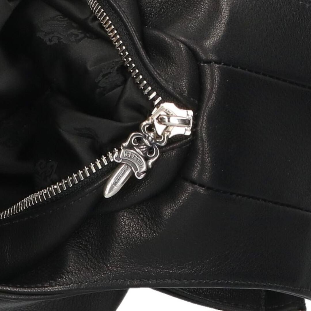 Chrome Hearts HOBO Scroll Label Leather Handbag Men's Used 969162af4eba51b5e425f thumbnail 7