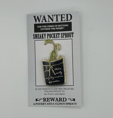 The Sneaky Sprout Interactive Pin