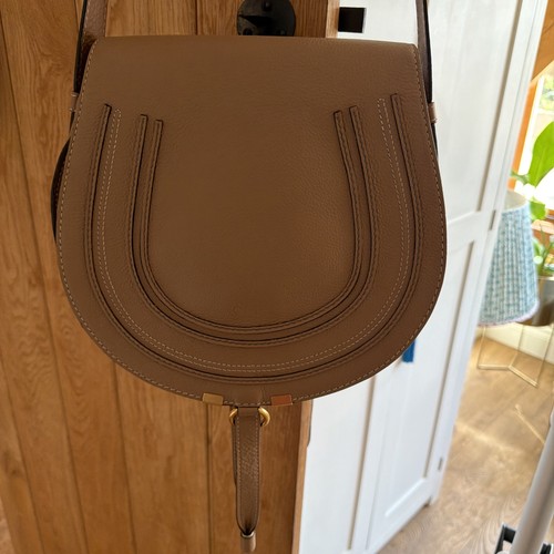 Chloe Marcie. light brown Crossbody Bag
