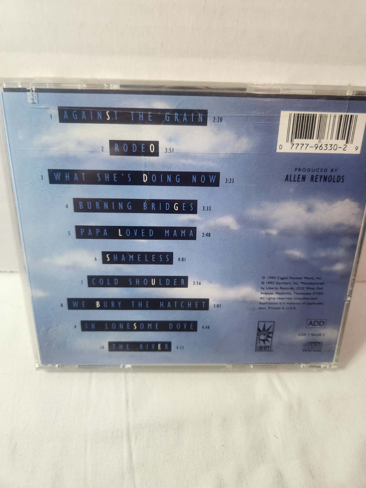 Ropin' the Wind Garth Brooks CD thumbnail 3