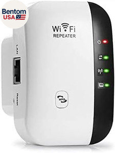Wifi Extender, Wi-Fi Extenders Signal Booster pour la maison jusqu'à 5000 Ft et 50 De
