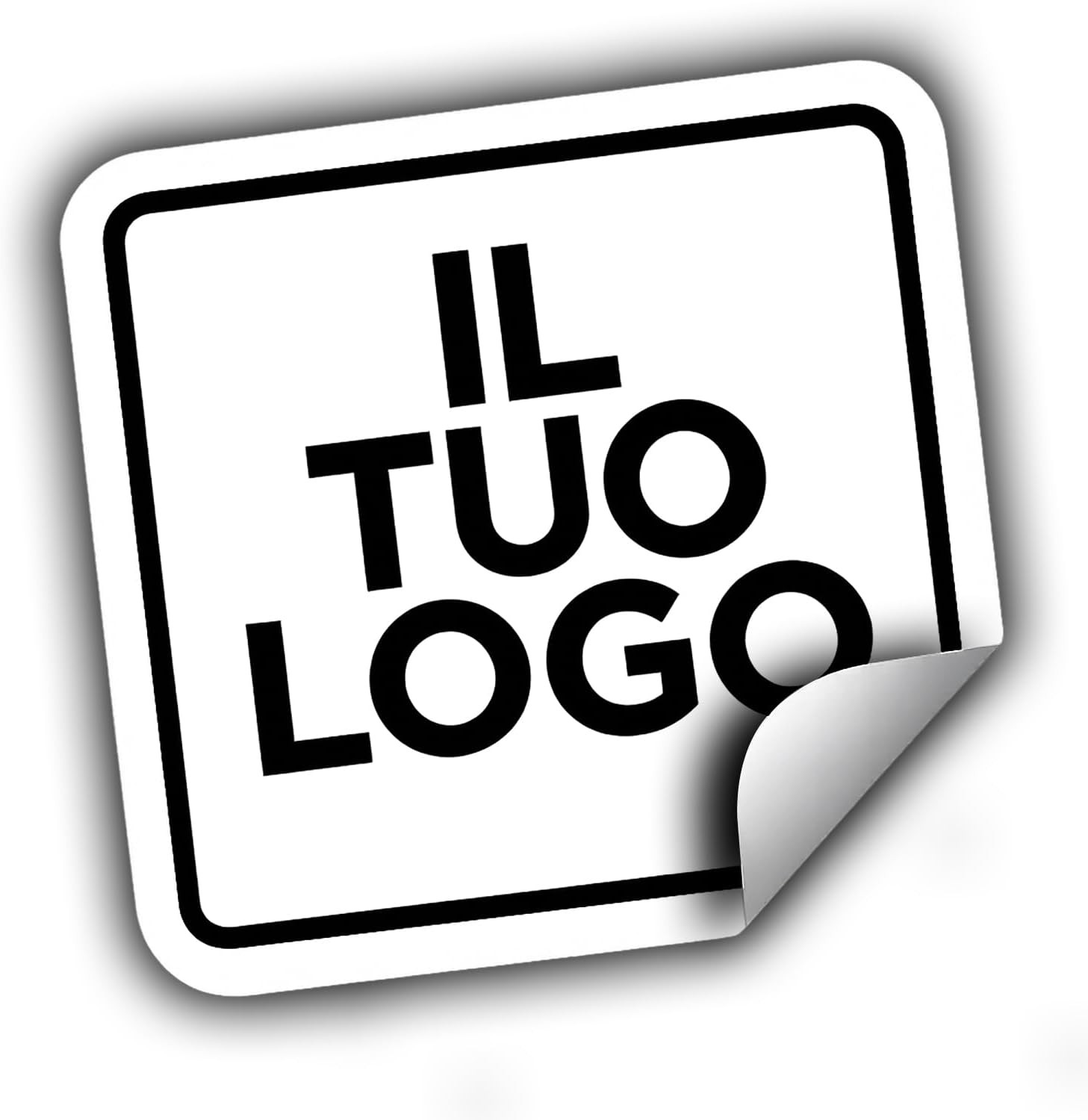 100 Adesivi, Etichette Personalizzati - PERSONALIZZALO QUI - Etichette Aziendali