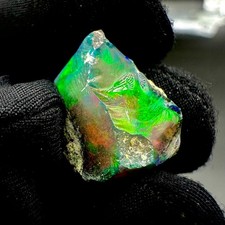 5 Ct Black Ethiopian Opal Rough, Jewelry Grad...