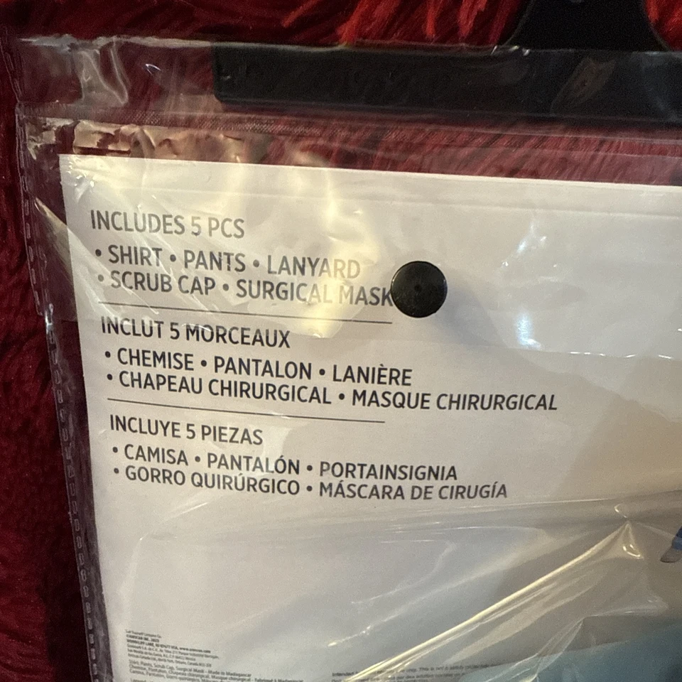 Parejas - Traje Exfoliante Médico/Enfermera Tú mismo Halloween Unisex Disfraces para Adultos Foto 4 de 4