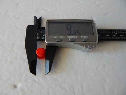 20x Tapones cónicos universales de plástico de calidad premium Tapa roja - Imagen 4 de 11
