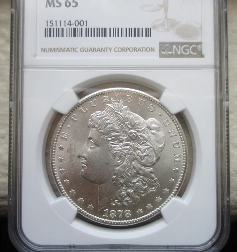 1878-S  MORGAN DOLLAR NGC MS65