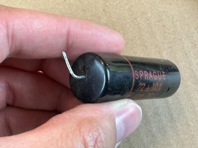 List・of・cultures1992 Sprague Black Beauty .22 uf 600v Capacitor TESTS GREAT low