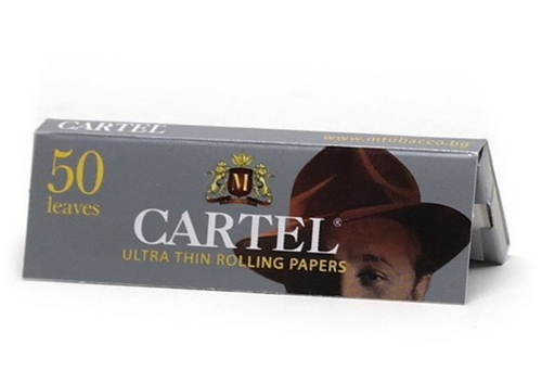 Cartine Cartel Argento Corte Silver Singole Regular - Rolling paper 50 Libretti - Picture 3 of 3