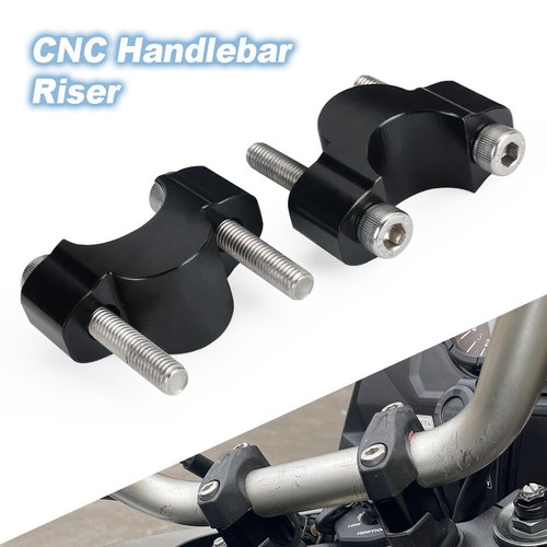 CNC Handle Bar Risers 3/4" Clamp 1-1/8" For Suzuki V-Strom 1000 17-19 1050 20-24 - Picture 1 of 24