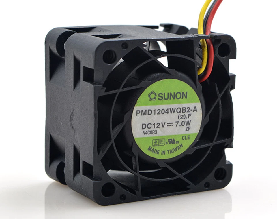 New SUNON Cooling Fan PMD1204WQB2-A 12V 7.0W 4028 4CM 40x40x28mm 1.6"x1.6"x1.1" - Image 2 of 3